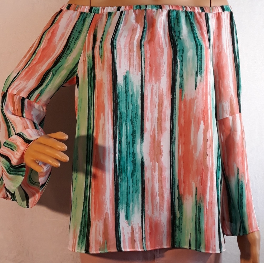 JM Collection Blouse - Picture 4 of 4